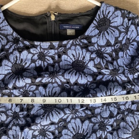 💘 EUC- Tommy Hilfiger blue summer dress floral - Picture 11 of 11